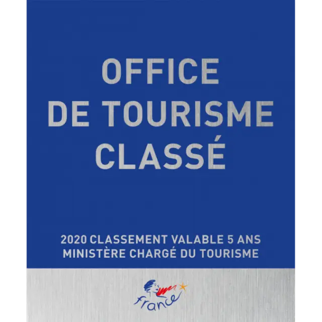 Logo de la oficina de turismo clasificada con texto en francés
