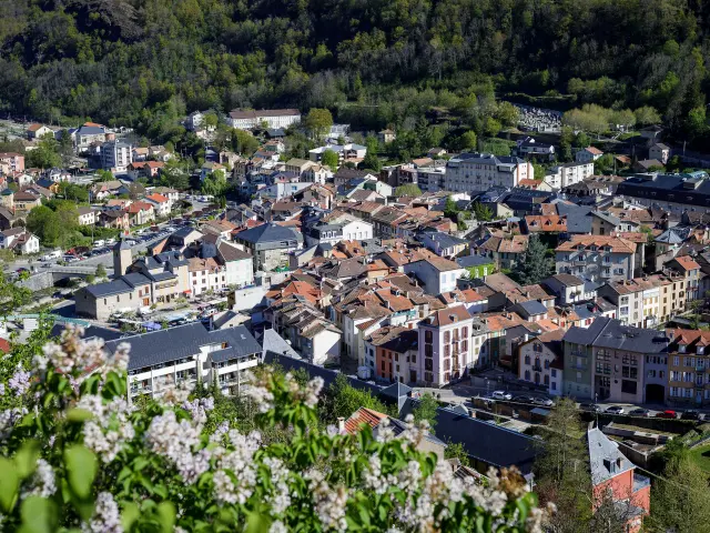 Vue d'Ax-les-Thermes